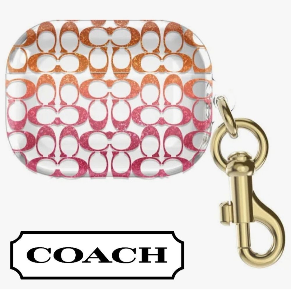 RETAIL Coach Jelly Glitter Signature C Air Pods Case 3rd Generation